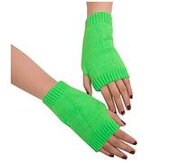 Handschuhe Fingerlos Winter Fingerlose Handschuhe Winterhandschuhe Schwarz Lange Unisex für halten Frauen Strickhandschuhe Weiche warme, 9MiwwmLHw, Einheitsgröße, 1-Grün