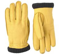 Hestra Deerskin Primaloft Rib Echtleder Handschuhe Herren 10 natural yellow