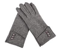 Handschuhe Winddicht Damen Halten Deko-Handschuhe weiche warme -Bündnisfutter für Frauen PulswäRmer Damen Filz (Grey, One Size)