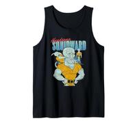 Handsome Squidward 90's Throwback Collage Funny Cartoon Tank Top