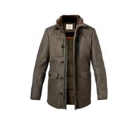 handstich Lammfelljacke Herren Stehkragen braun, 52 (L)