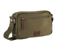 camel active Damen Aurum Umhängetasche aus recyceltem Nylon Dunkelgrün, Womenswear-M