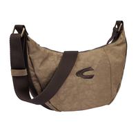 Handtasche CAMEL ACTIVE "Journey", Damen, Gr. B/H/T: 32cm x 16cm x 10cm, beige (natur), Nylon, aufgeraut, bestickt, clean, unifarben, Taschen Handtasche, vielseitiger Begleiter aus robustem Nylon und