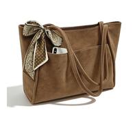 Handtasche Damen Groß Shopper Tasche Schultertasche Suede Hobo Tote Bag
