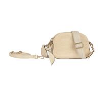 Handtasche GABOR "Ophelio", Herren, Gr. B/H/T: 20,5cm x 14,5cm x 6cm, sanftes weiß, Lederimitat, Leinenoptik, aufgeraut, gepflegt, Taschen Handtasche, Damen Umhängetasche, Schultertasche in Bastoptik 