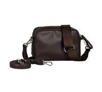 Handtasche GABOR "Silena", Damen, Gr. B/H/T: 22cm x 15cm x 7cm, braun (schwarz braun), Polyurethan, clean, gepflegt, geprägtes Muster, unifarben, Taschen Handtasche, Damen Umhängetasche, Schultertasch