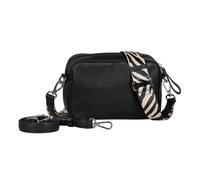 Handtasche GABOR "Silena", Damen, Gr. B/H/T: 22cm x 15cm x 7cm, schwarz (animal schwarz), Polyurethan, clean, gepflegt, geprägtes Muster, unifarben, Taschen Handtasche, Damen Umhängetasche, Schulterta