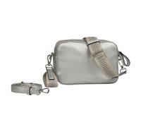 Handtasche GABOR "Silena", Damen, Gr. B/H/T: 22cm x 15cm x 7cm, silber (silberfarben), Polyurethan, clean, gepflegt, geprägtes Muster, unifarben, Taschen Handtasche, Damen Umhängetasche, Schultertasch