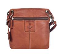 Handtasche HARBOUR 2ND "Adara", Herren, Gr. B/H/T: 20cm x 20cm x 6cm, cognac, Rindsleder, Taschen Handtasche (92273844-0) cognac