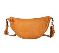 Handtasche HARBOUR 2ND "Alva", Damen, Gr. B/H/T: 46cm x 23cm x 13cm, gelb (curry), Rindsleder, Taschen Handtasche, Damen Umhängetasche, Schultertasche mit Logoprägung (51627945-0) curry