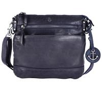 Handtasche HARBOUR 2ND "Isalie2", Damen, Gr. B/H/T: 26cm x 22cm x 5cm, blau (navy), Rindsleder, Taschen Handtasche, Anker Anhänger (58466667-0) navy