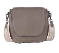 Harbour 2nd Just Pure Umhängetasche Leder 26 cm braun