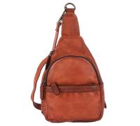 Handtasche HARBOUR 2ND "Solomon", Damen, Gr. B/H/T: 18cm x 26cm x 8cm, braun (cognac), Rindsleder, Taschen Handtasche (27355731-0) cognac