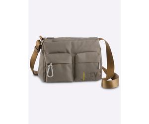Handtasche HEINE, Damen, Gr. B/H/T: 29cm x 18cm x 13cm, beige (taupe), Kunstfaser, Metall, Polyamid, unifarben, Taschen Handtasche (81393717-0) taupe