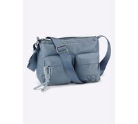 Handtasche HEINE, Damen, Gr. B/H/T: 29cm x 18cm x 13cm, blau (bleu), Kunstfaser, Metall, Polyamid, unifarben, Taschen Handtasche (98652742-0) bleu