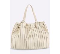 Handtasche HEINE, Damen, Gr. B/H/T: 40cm x 26cm x 13cm, sand, Viskosemischung, unifarben, Taschen Handtasche (82940366-0) sand