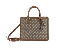 JOOP! Handtasche mit Label-Detail Modell 'cortina' in Schlamm, Größe 1