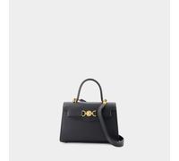 Handtasche Small Top Handle - Versace - Leder - Schwarz Einheitsgröße