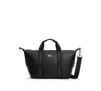 Handtasche TOMMY JEANS "TJW DAILY ELEVATED MINI TOTE", Damen, Gr. B/H/T: 42cm x 21cm x 13cm, schwarz, Lederimitat, Taschen Handtasche, Damen Schultertasche, Umhängetasche mit Logoschriftzügen (7341833