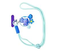 Handtaschen-Charm-Set - Cartoon-Enten-Geldbörsen-Anhänger, niedlicher Schlüsselanhänger, Handy- -Einheit, Taschen- -Clip, Cartoon-Ente, Handtaschen-Charm-Ornament mit Handy-Gurt für Damen