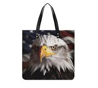 Handtaschen für Damen, Amerika-Flagge und Adler, trendige Hobo-Handtaschen aus veganem Leder, weiche Damenhandtasche für Arbeit, Reisen, Freizeit, Geburtstagsgeschenke