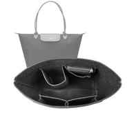 Handtaschen-Organizer-Einsatz für Le Pliage Neo (groß) Handtaschen, hochwertiger Filz-Organizer, GRAU, Large