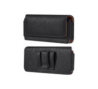 Handy Gürteltasche Leder mit Gürtelclip, Handytasche Leder Gürtel Herren, Wasserdicht Handytasche Smartphone Gürtel Bauchtasche Handy Gürteltaschen Wandern Tasche mit Karabinerhaken und Gürtelschlaufe