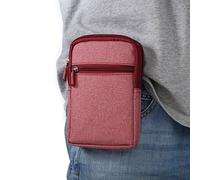 Handy Gürteltasche mit Gütelclip, Handy Hüfttasche Herren, 6.9" Vertikal Reißverschluss Handytasche mit Gütel Clip Bauchtasche Handy Gürtel Holster Geldbörse Brieftasche mit Karabiner Gürtelschlaufe