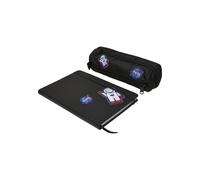 Handyhülle MISTERTEE "MisterTee Unisex NASA Notebook & Pencilcase Set", Damen, Gr. onesize, schwarz, Hüllen (65387822-0) schwarz