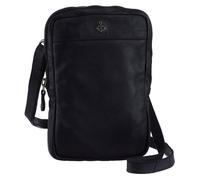 Handytasche HARBOUR 2ND "Benita-2", Damen, Gr. B/H/T: 13cm x 20cm x 3cm, blau (navy), Leder, washed, Taschen Handytasche, mit Reißverschluss-Rückfach (13639036-0)