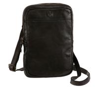 Handytasche HARBOUR 2ND "Benita-2", Damen, Gr. B/H/T: 13cm x 20cm x 3cm, grau (ash), Leder, washed, Taschen Handytasche, mit Reißverschluss-Rückfach (65980721-0)