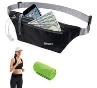 Handytasche Sport Laufgürtel Handy Lauftasche Hüfttasche Laufen Gürteltasche wasserdichte Flache Bauchtasche Running Belt Jogging Fitness Gürtel für Damen und Herren Kinder Outdoor Aktivitäten Joggen