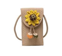 Handytasche Zum Umhängen Damen, Strohtaschen für Frauen Crossbody Strand Tasche, Umhängetasche Damen Klein, Fashion Handy Schultertasche für Mädchen