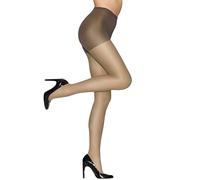 Hanes Alive Full Support Control Top Reinforced Toe Pantyhose B Nude