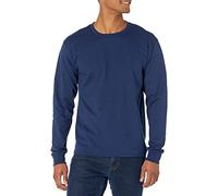 Hanes Beefy Langarm-Shirt für Herren (1er- und 2er-Pack-Option), Marineblau, 2 Stück, 3X-Groß