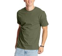 Hanes Herren T-Shirt, Beefy-t Cotton Crewneck Tee, Short-Sleeve, 1 Or 2 Pack, Tall Hemd, Fatigue Green-1er-Pack, 3X-Groß