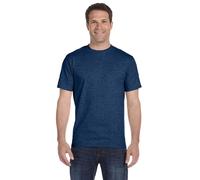 Hanes Beefy-T Kurzarm-T-Shirt 2XL Heather Navy