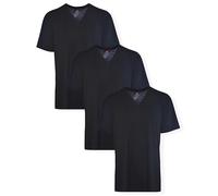 Hanes Herren-Unterhemd Tagless ComfortSoft V-Neck – 3er-Pack, Schwarz, 6X-Groß