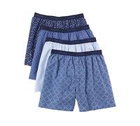 Hanes Blue Label Herren Boxershorts, gewebt, bedruckt, Gr e M, Mehrfarbig, Medium