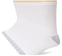 Hanes Classics Men's Crew Socks Multi-Pack_White_10-13