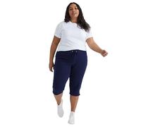 JUST MY SIZE Damen French Terry Capri - Blau - 4X