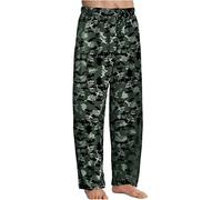 Hanes ComfortSoft Herren-Loungehose aus Baumwolle, Bedruckt, 78,7 cm Innennaht, Taschen, Kordelzug/elastischer Bund, Camouflage-Muster, 5X-Groß