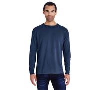 Hanes ComfortWash Garment Dyed Langarm-T-Shirt GDH200 Navy