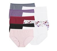 Hanes Damen Cool Comfort Baumwoll, 10 Stück Slip, Gemischt, 13 (10er Pack)