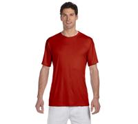 Hanes Cool Dri Performance T-Shirt fr Erwachsene (Deep Red) (M)