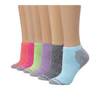 Hanes Damen 6 Paar Comfort Fit No Show Socken, Verschiedene Farben, 40.5-46 EU