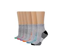 Hanes Damen 6er-Pack Sport Cool Comfort Knöchel - mehrfarbig -