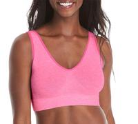 Hanes Damen Bequemer, Nahtloser Bügel BH, Halbtransparent, Zuckerpflaume Heather, XX-Large