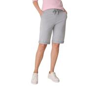 Hanes Damen-Bermuda-Shorts aus French Terry, Aus leichtem Stahl, Medium