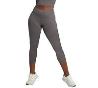Hanes Damen Caprihose aus Stretch-Jersey Leggings, Charcoal Heather, Mittel